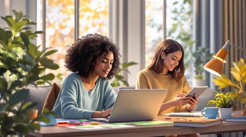 Balancing Online Coursework and Major Research Projects